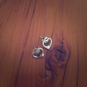 Tiffany & Co Elsa Peretti Open Heart Earrings